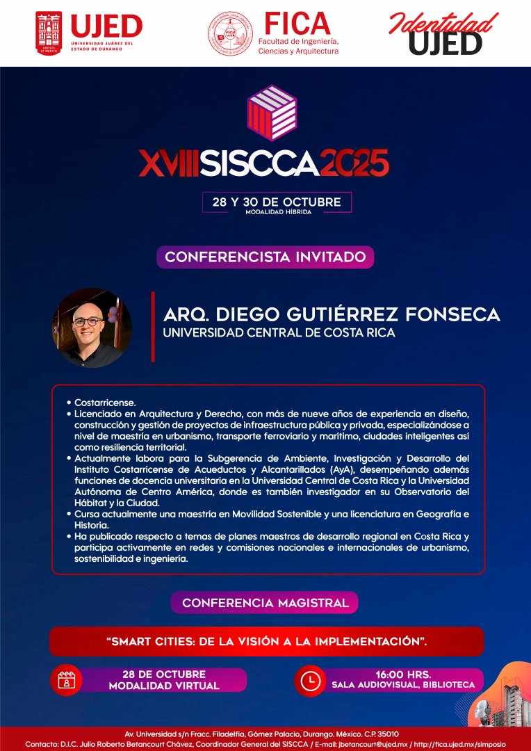 Flyer XVIII SISCCA 2025