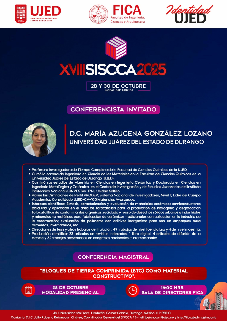 Flyer XVIII SISCCA 2025
